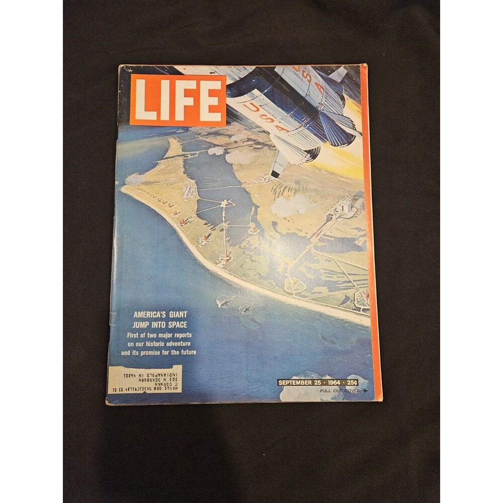 Vintage Life Magazine September 25 1964 Issue America's Giant Jump Into Space